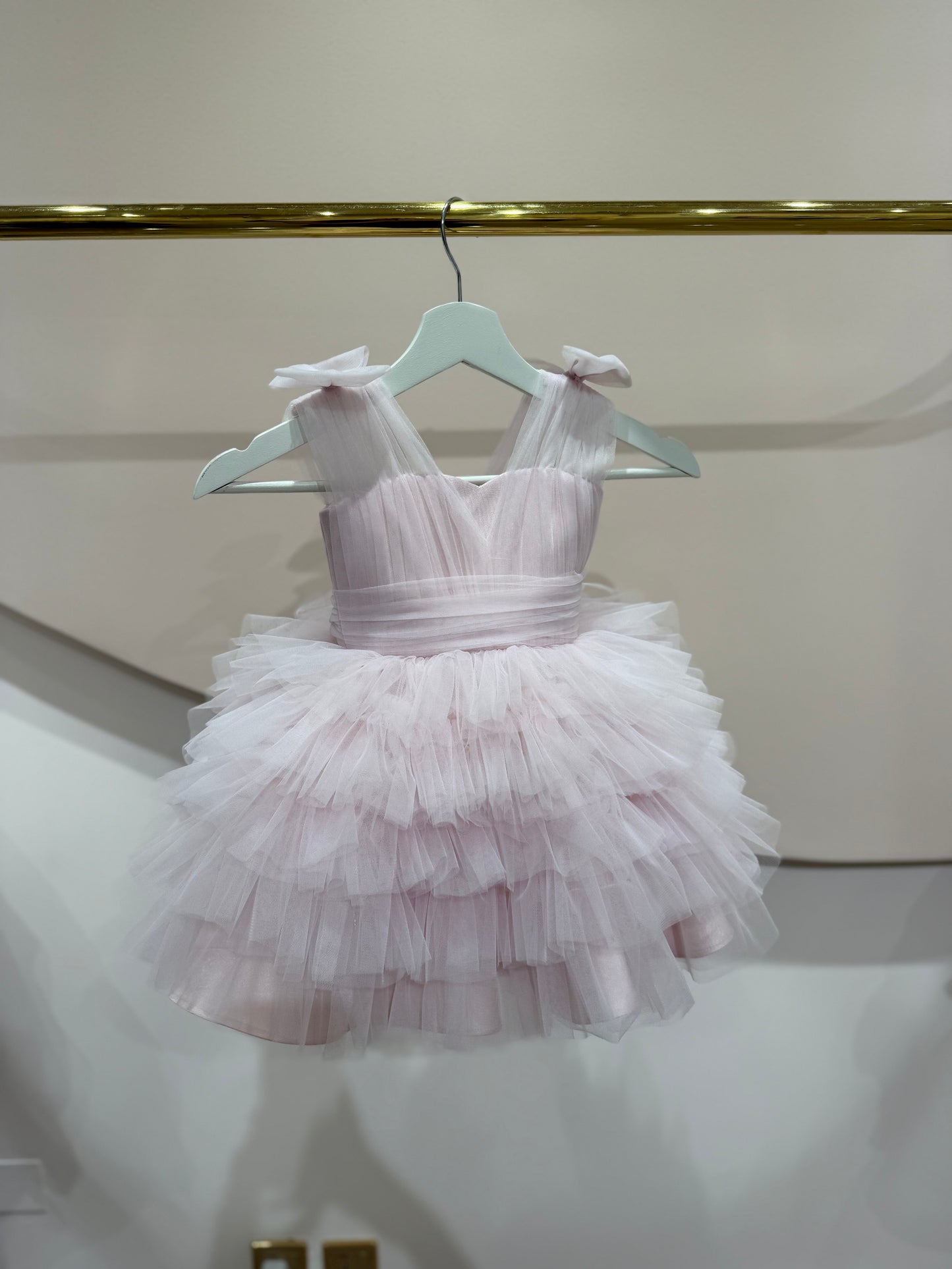 Ballerina Tulle Ruffled Short Dress