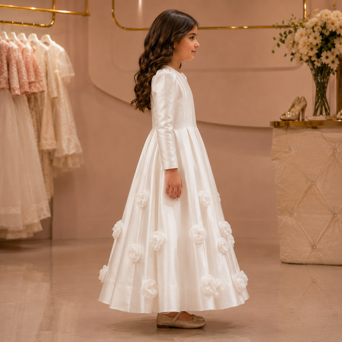 Camellia Long Sleeve Maxi Dress