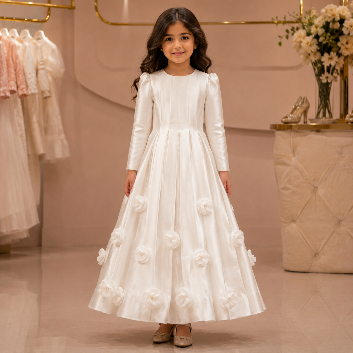 Camellia Long Sleeve Maxi Dress