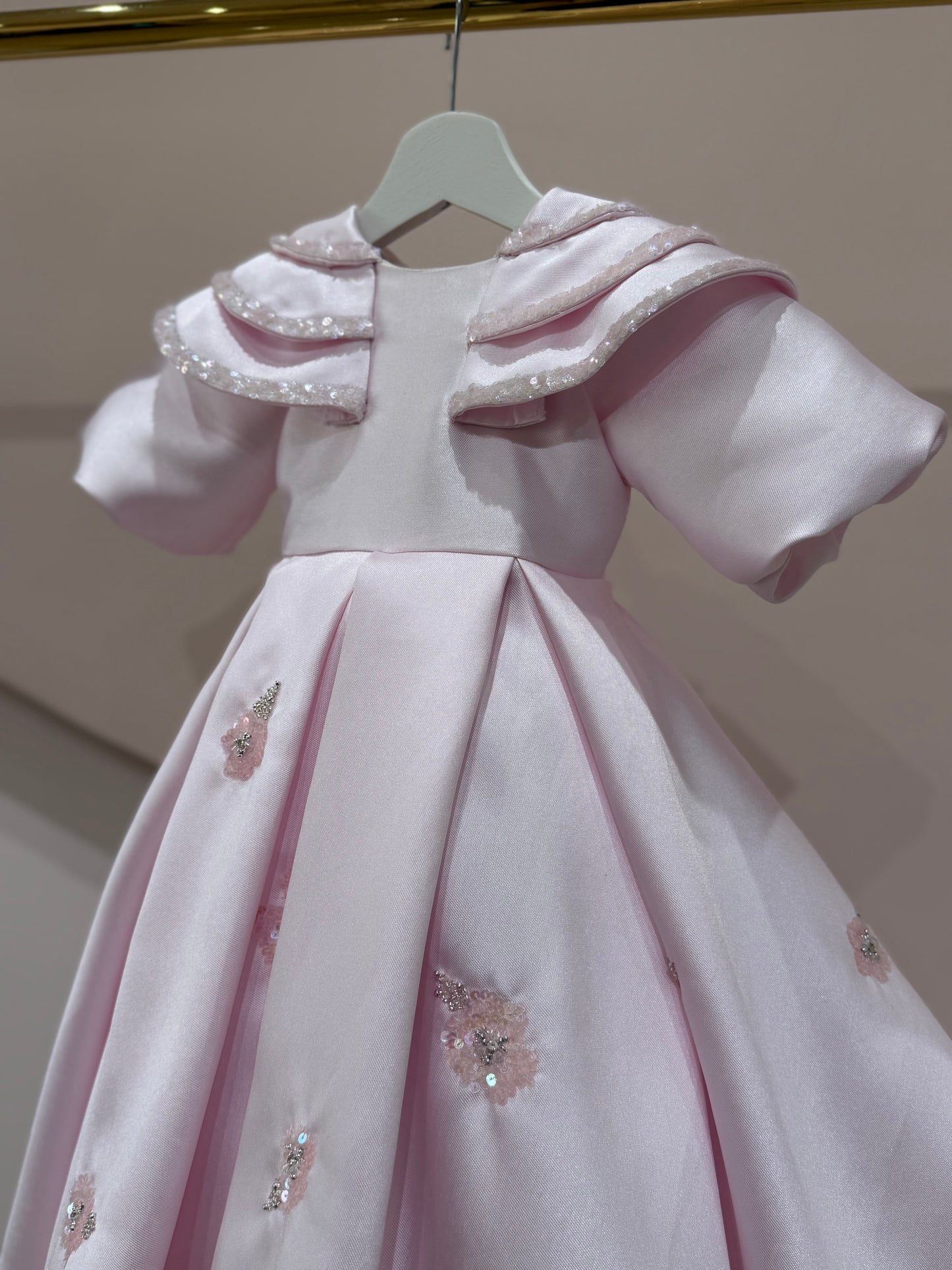Oversized Bow Floral Satin