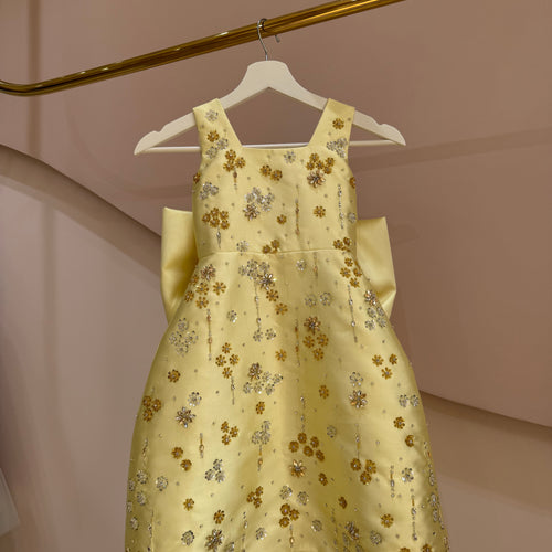 Daisy Jewel Satin Dress