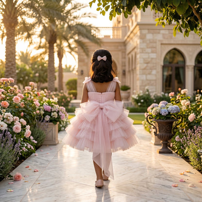 Ballerina Tulle Ruffled Short Dress